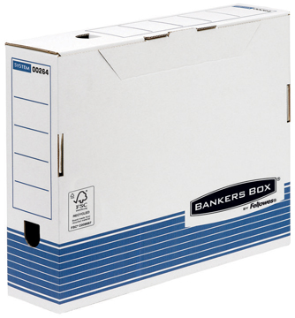 Archiefdoos Fellowes Bankers Box System 26x8x31,5cm blauw