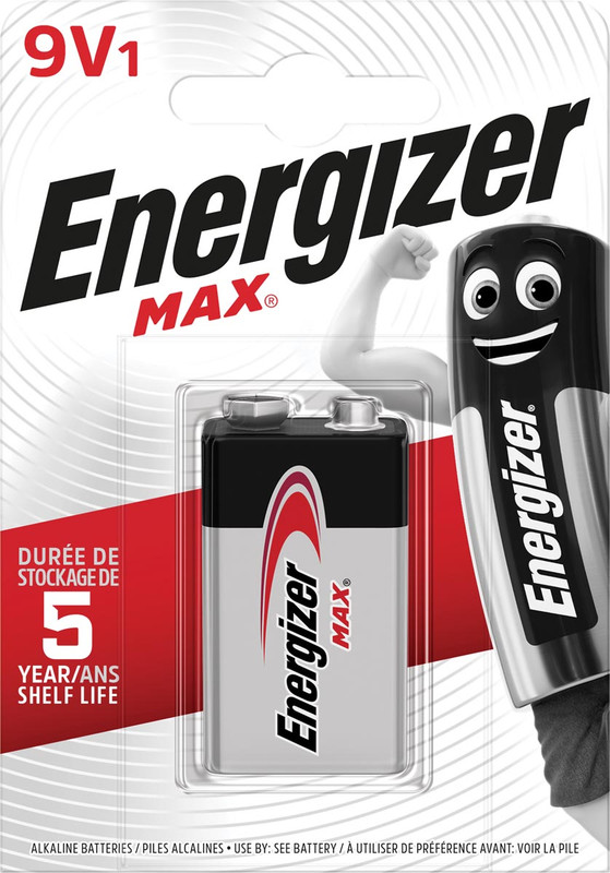 Batterij Energizer Max 9V