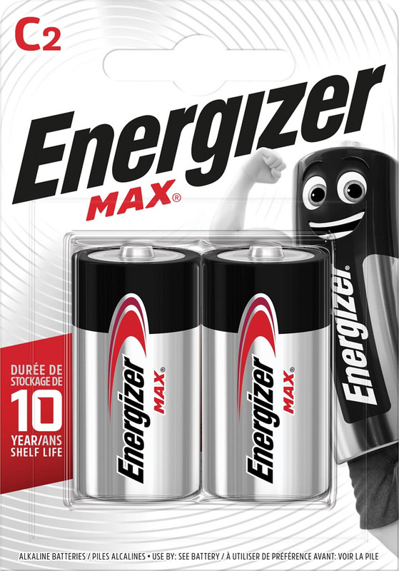 Batterij Energizer Max C (2)