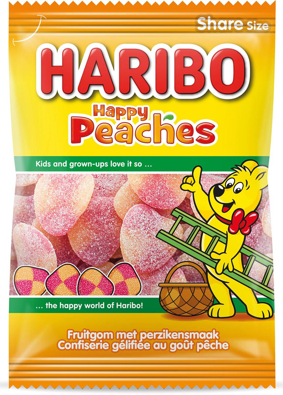 Snoep Haribo Perziken 185g