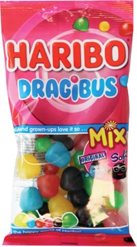 Snoep Haribo Dragibus Duomix 130g