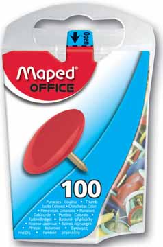 Punaise Maped 10mm assorti (100)