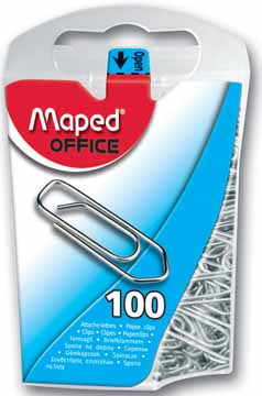 Paperclip Maped 25mm gepunt gegalvaniseerd staal (100)