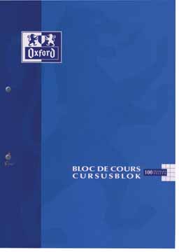 Cursusblok Oxford School A4 90gr geruit 100vel