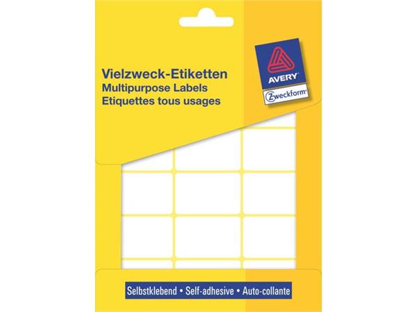 Etiket Avery 38x24mm wit (522)