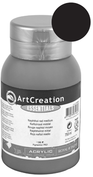 Acrylverf Talens artcreation 750ml ivoorzwart