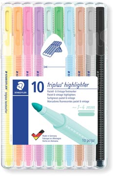 Markeerstift Staedtler Textsurfer Triplus 362C assorti (10)