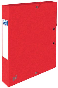 Elastobox Oxford Top File+ karton A4 40mm 300vel rood