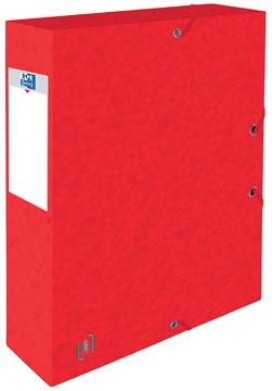 Elastobox Oxford Top File+ karton A4 60mm 400vel rood