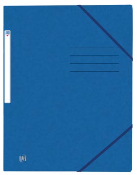 Elastomap Oxford Top File+ karton A4 200vel zonder kleppen blauw