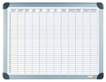 Jaarplanner Desq magnetisch 60x90cm