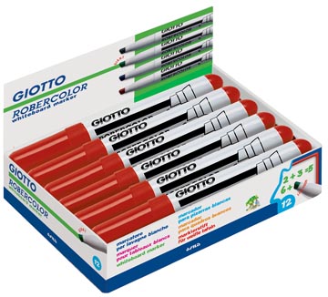 Whiteboardmarker Giotto Robercolor maxi beitelpunt 6,4mm rood