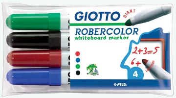 Whiteboardmarker Giotto Robercolor maxi ronde punt 7mm assorrti (4)