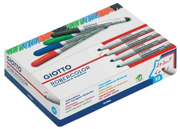 Whiteboardmarker Giotto Robercolor maxi ronde punt 7mm blauw