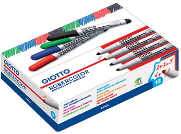 Whiteboardmarker Giotto Robercolor maxi ronde punt 7mm rood