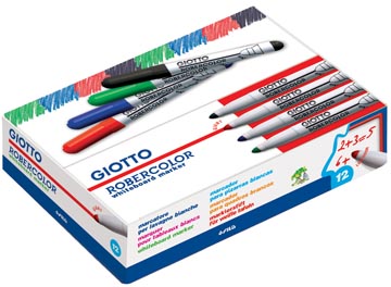 Whiteboardmarker Giotto Robercolor maxi ronde punt 7mm groen