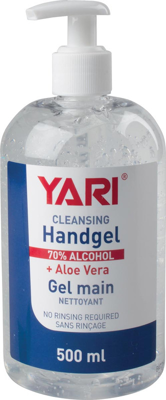 Alcoholgel Yari 70% met pomp 500ml