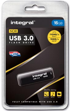 USB-stick Integral 3.0 16GB zwart