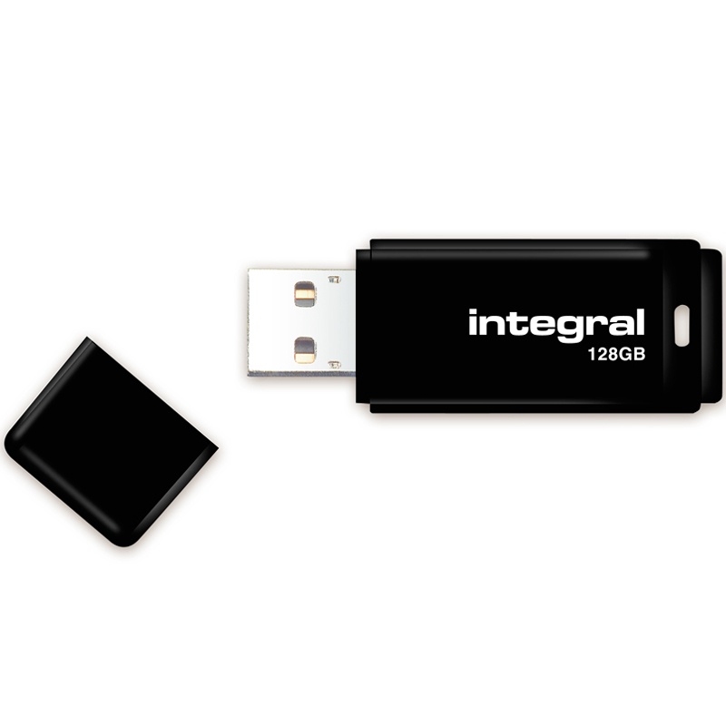 USB-stick Integral 2.0 128GB zwart