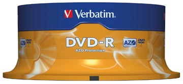 DVD-R Verbatim 4,7GB 16X spindel (25)