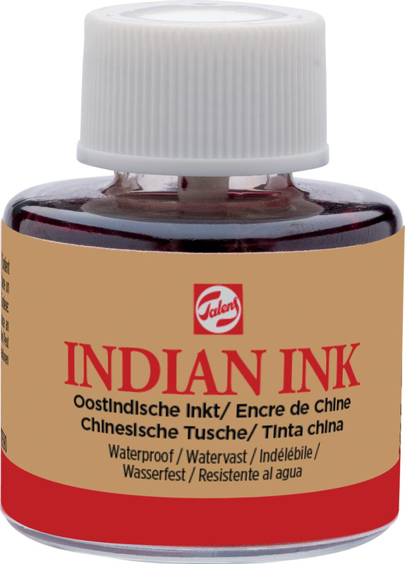 Oostindische inkt Talens 11ml zwart