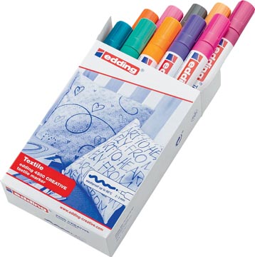 Textielstift Edding 4500 assorti trendy (10)