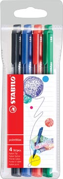 Fineliner Stabilo PointMax assorti standaard (4)