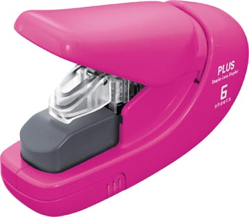 Nietmachine zonder nietjes Plus 5vel roze