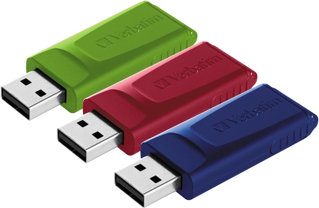 USB-Stick Verbatim Slider 2.0 16GB assorti (3)