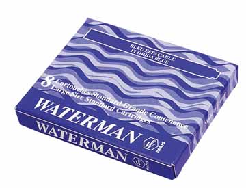 Inktpatronen Waterman Standard blauw-zwart (8)