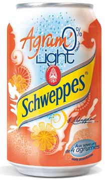 Frisdrank Schweppes agrum light 33cl (4x6)