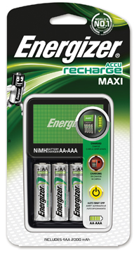 Batterijlader Energizer Maxi Charger incl 4x AA