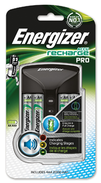 Batterijlader Energizer Pro Charger incl 4x AA