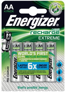 Batterij Energizer Extrema herlaadbaar AA 2300mAh (4)