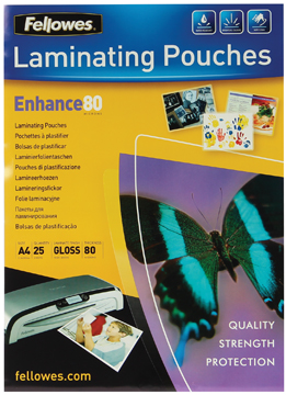 Lamineerhoes Fellowes ImageLast Enhance A4 2x80 micron (25)