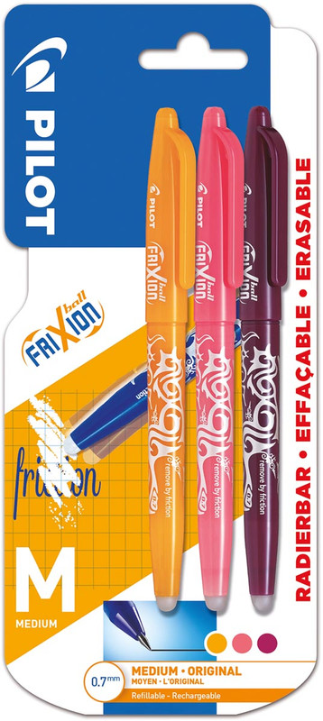 Gelroller Pilot FriXion Ball assorti (3)