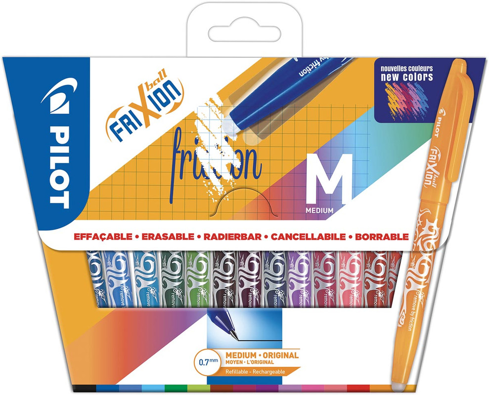 Gelroller Pilot FriXion Ball assorti (15)