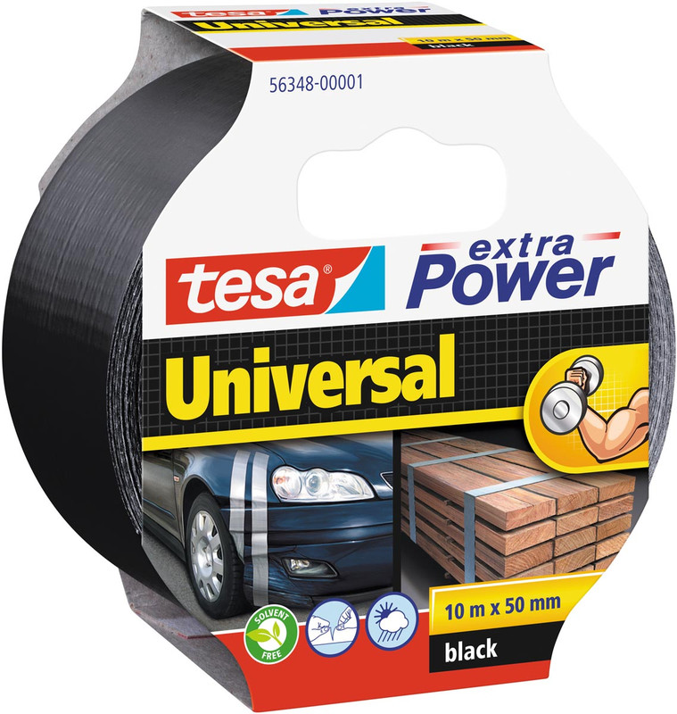 Duct tape Tesa Extra Power Universal 50mmx10m zwart