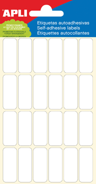 Etiketten Apli 12x30mm wit (144)