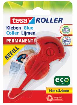 Vulling Tesa voor lijmroller Roller EcoLogo Permanent