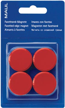 Magneet Maul MaulSolid Ø20mm rood (8)