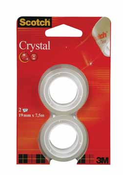 Plakband Scotch crystal tape 19mm x 7,5mm (2)