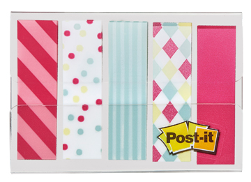 Index Post-it Candy Collection 11,9x43,2mm assorti (5)