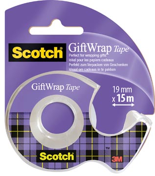 Tape Scotch Gift Wrap 19mmx15m blister