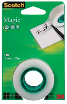 Plakband Scotch magic tape 19mm x 25m blister