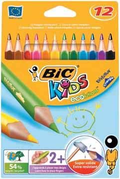 Kleurpotlood Bic Kids ecolutions evolution triangle (12)