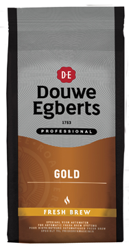 Koffie Douwe Egberts Gold Fresh Brew voor automaten 1kg