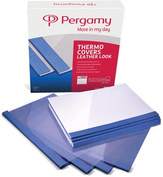 Thermische omslag Pergamy A4 1,5mm blauw (100)