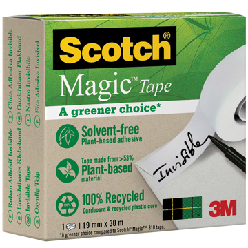 Plakband Scotch A Greener Choise 19mm x 30m ECO