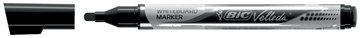 Whiteboardmarker Bic Velleda Pocket ronde punt 2,2mm  zwart